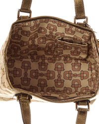 Gucci Gucci Beige Canvas Small Jolicoeur Tote (Authentic Pre-Loved)
