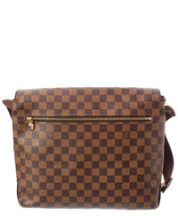 Louis Vuitton Pre-Owned Louis Vuitton Brown Damier Ebene Coated Canvas Brooklyn Mm (Authentic Pre-