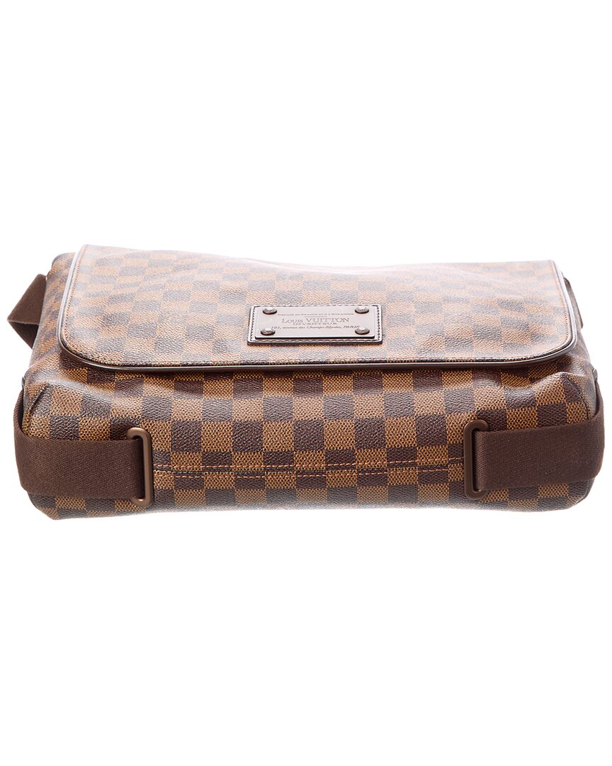 Louis Vuitton Pre-Owned Louis Vuitton Brown Damier Ebene Coated Canvas Brooklyn Mm (Authentic Pre-