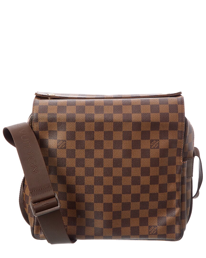 Louis Vuitton Pre-Owned Louis Vuitton Brown Damier Ebene Coated Canvas Naviglio (Authentic Pre-Loved)