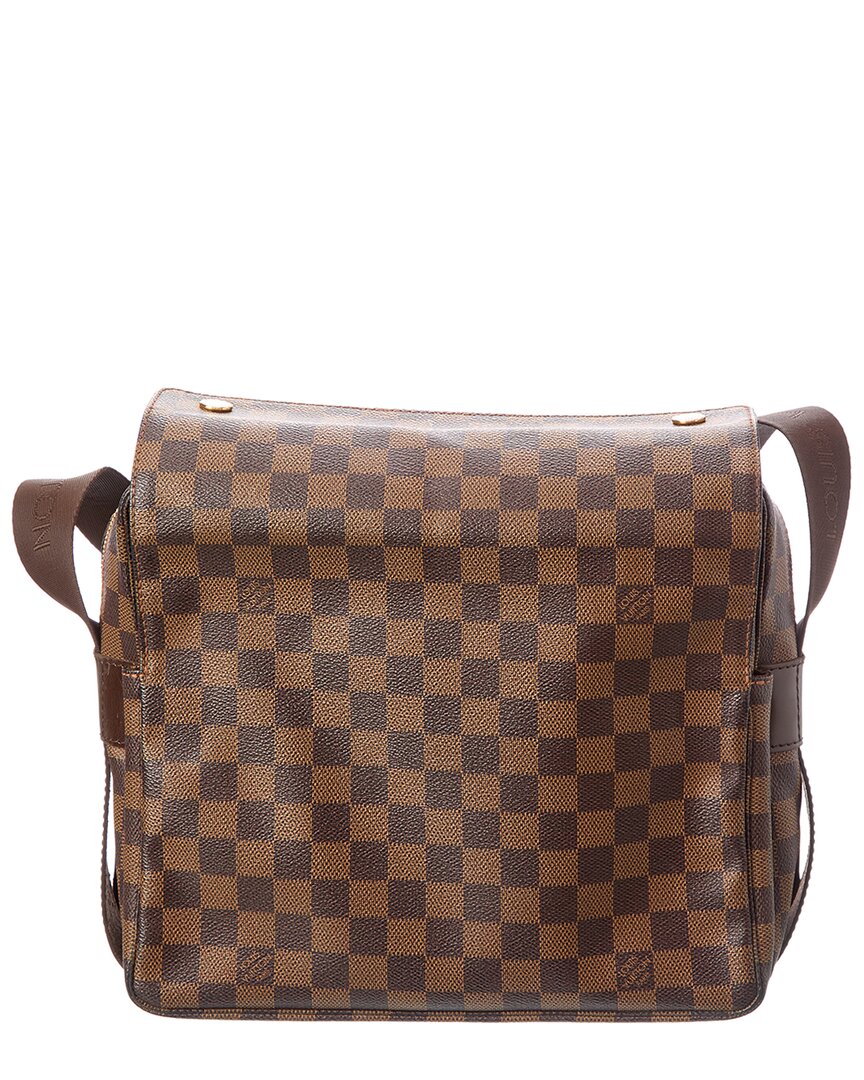 Louis Vuitton Pre-Owned Louis Vuitton Brown Damier Ebene Coated Canvas Naviglio (Authentic Pre-Loved)