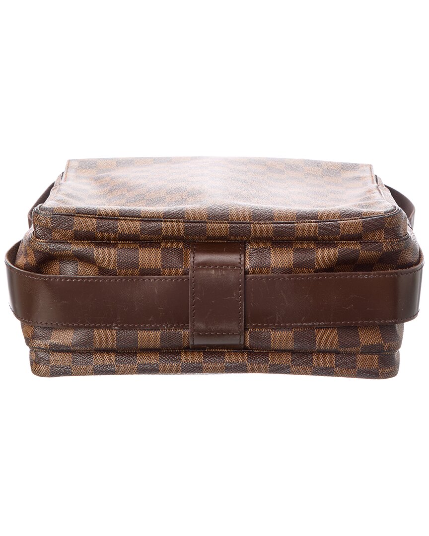 Louis Vuitton Pre-Owned Louis Vuitton Brown Damier Ebene Coated Canvas Naviglio (Authentic Pre-Loved)