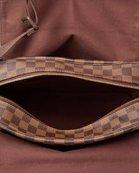 Louis Vuitton Pre-Owned Louis Vuitton Brown Damier Ebene Coated Canvas Naviglio (Authentic Pre-Loved)