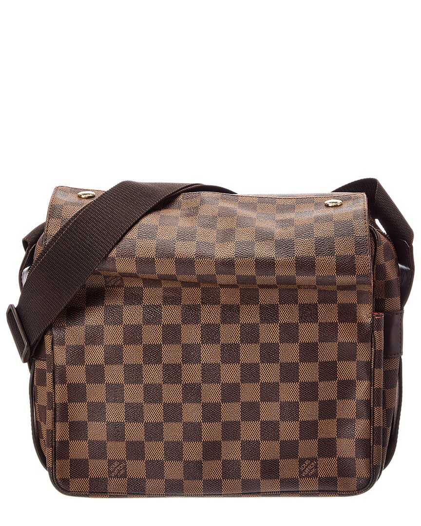 Louis Vuitton Louis Vuitton Brown Damier Ebene Coated Canvas Naviglio (Authentic Pre-Loved)