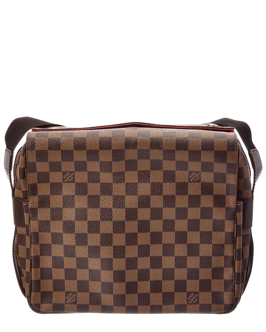 Louis Vuitton Louis Vuitton Brown Damier Ebene Coated Canvas Naviglio (Authentic Pre-Loved)