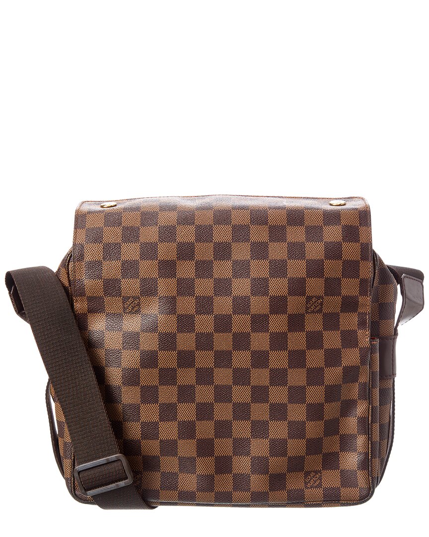 Louis Vuitton Pre-Owned Louis Vuitton Brown Damier Ebene Coated Canvas Naviglio (Authentic Pre-Loved)