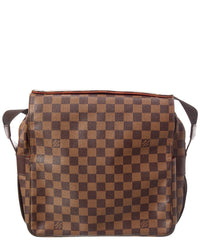 Louis Vuitton Pre-Owned Louis Vuitton Brown Damier Ebene Coated Canvas Naviglio (Authentic Pre-Loved)