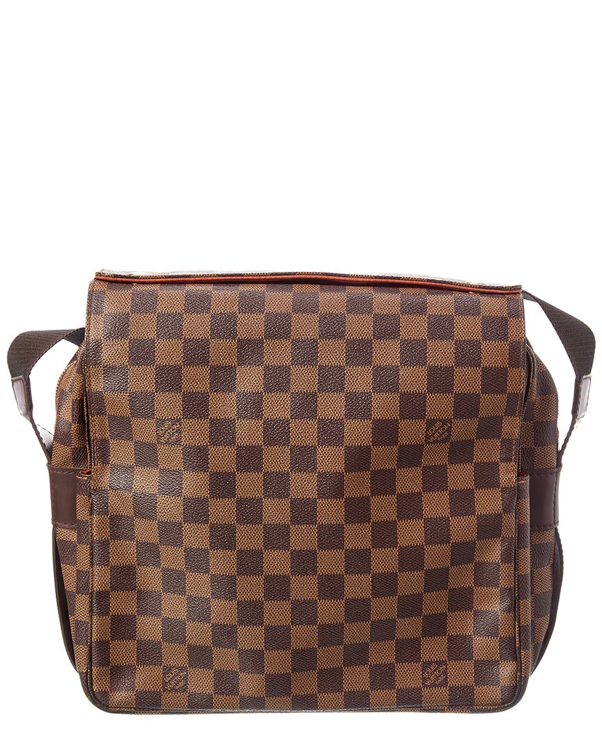 Louis Vuitton Pre-Owned Louis Vuitton Brown Damier Ebene Coated Canvas Naviglio (Authentic Pre-Loved)