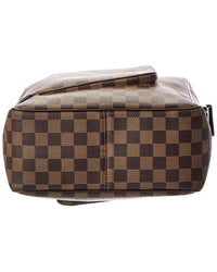 Louis Vuitton Louis Vuitton Brown Damier Ebene Coated Canvas Olav Mm (Authentic Pre-Loved)