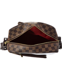 Louis Vuitton Louis Vuitton Brown Damier Ebene Coated Canvas Olav Mm (Authentic Pre-Loved)
