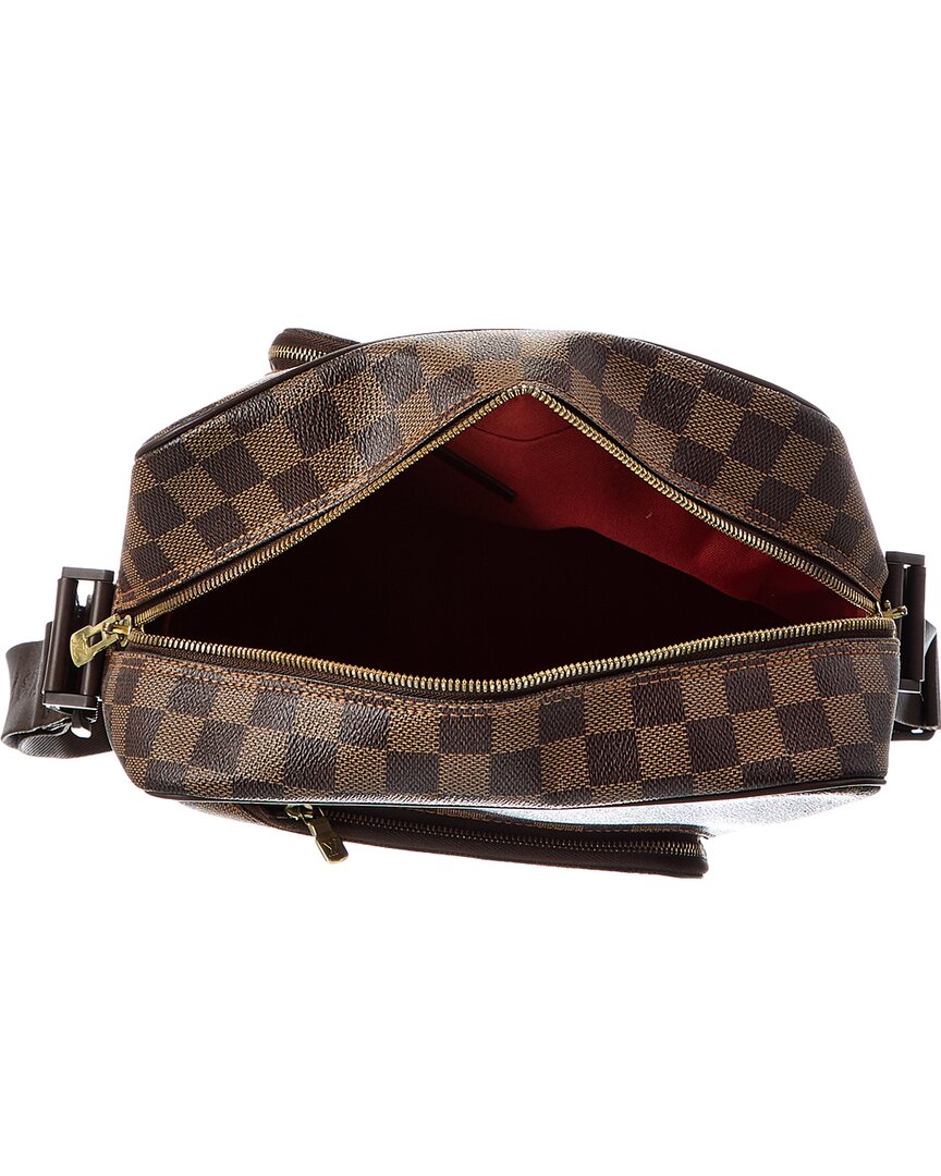 Louis Vuitton Louis Vuitton Brown Damier Ebene Coated Canvas Olav Mm (Authentic Pre-Loved)