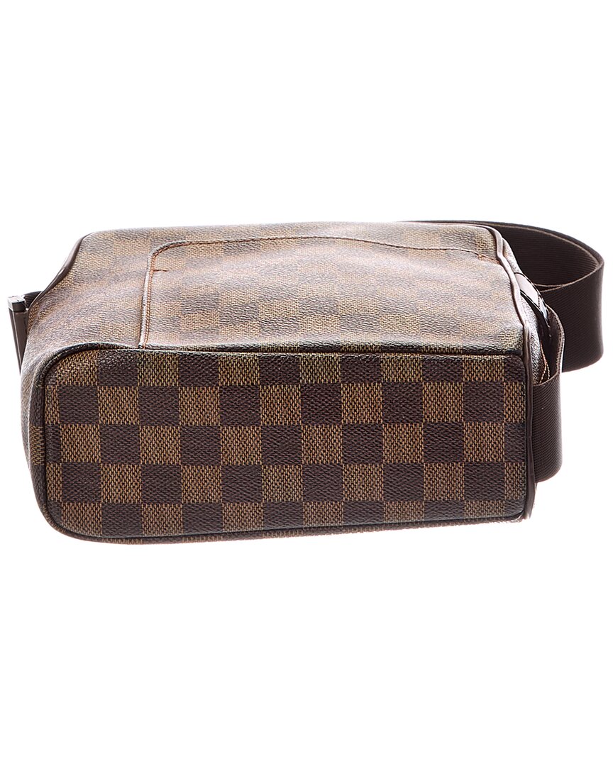 Louis Vuitton Louis Vuitton Brown Damier Ebene Coated Canvas Olav Pm (Authentic Pre-Loved)
