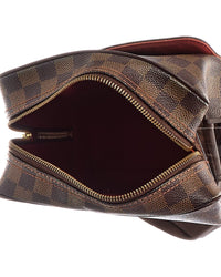 Louis Vuitton Louis Vuitton Brown Damier Ebene Coated Canvas Olav Pm (Authentic Pre-Loved)
