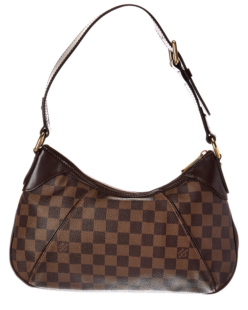 Louis Vuitton Louis Vuitton Brown Damier Ebene Coated Canvas Thames Pm (Authentic Pre-Loved)