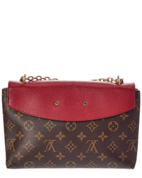 Louis Vuitton Louis Vuitton Brown Monogram Coated Canvas Saint Placide (Authentic Pre-Loved)