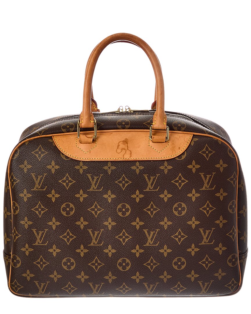 Louis Vuitton Louis Vuitton Brown Monogram Coated Canvas Deauville (Authentic Pre-Loved)