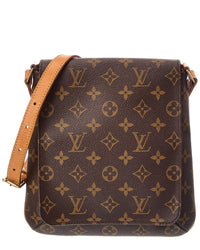 Louis Vuitton Louis Vuitton Brown Monogram Coated Canvas Musette Salsa Short Strap (Authentic