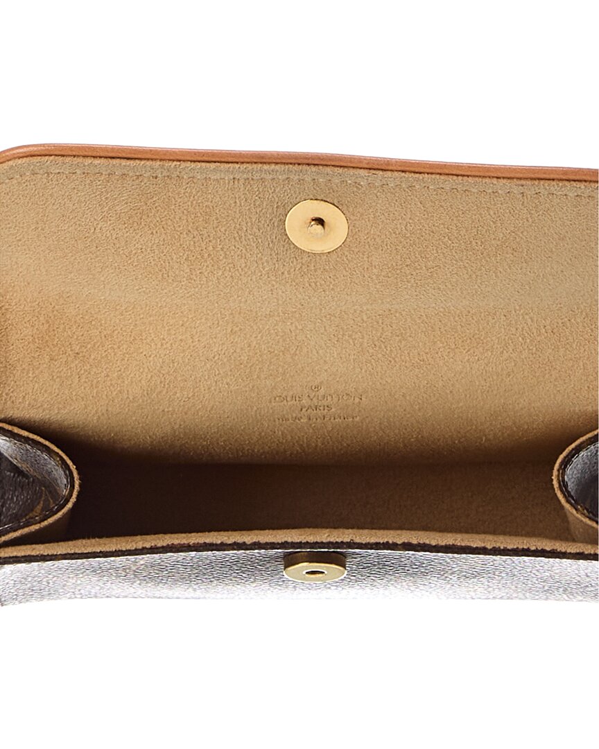 Louis Vuitton Louis Vuitton Brown Monogram Coated Canvas Pochette Florentine (Authentic