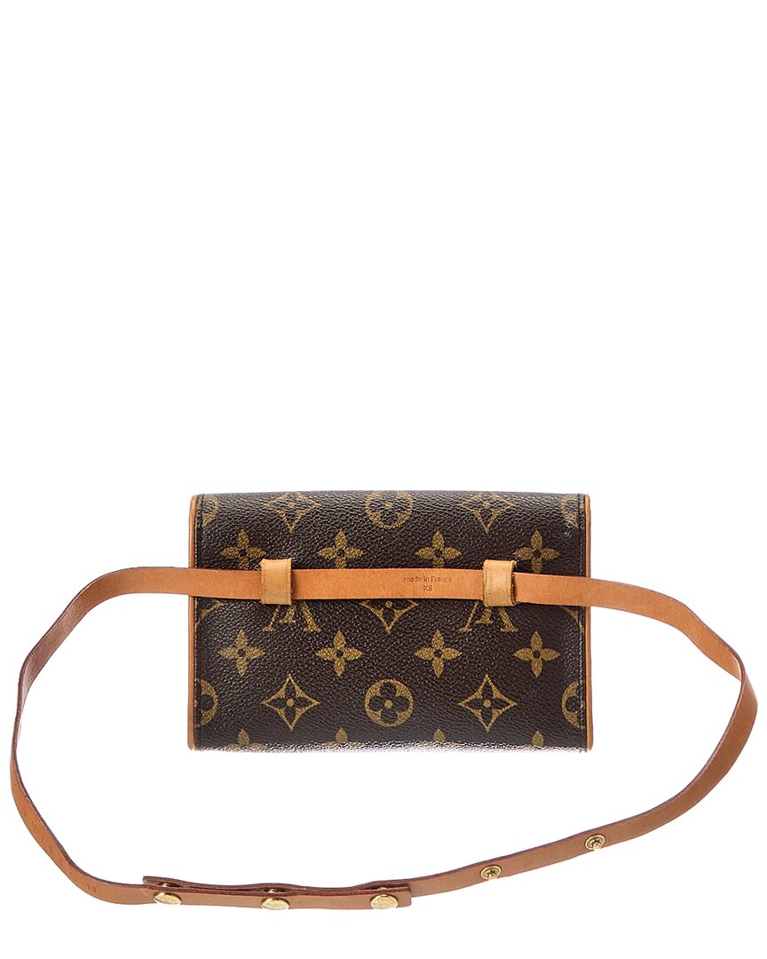 Louis Vuitton Louis Vuitton Brown Monogram Coated Canvas Pochette Florentine (Authentic Pre-