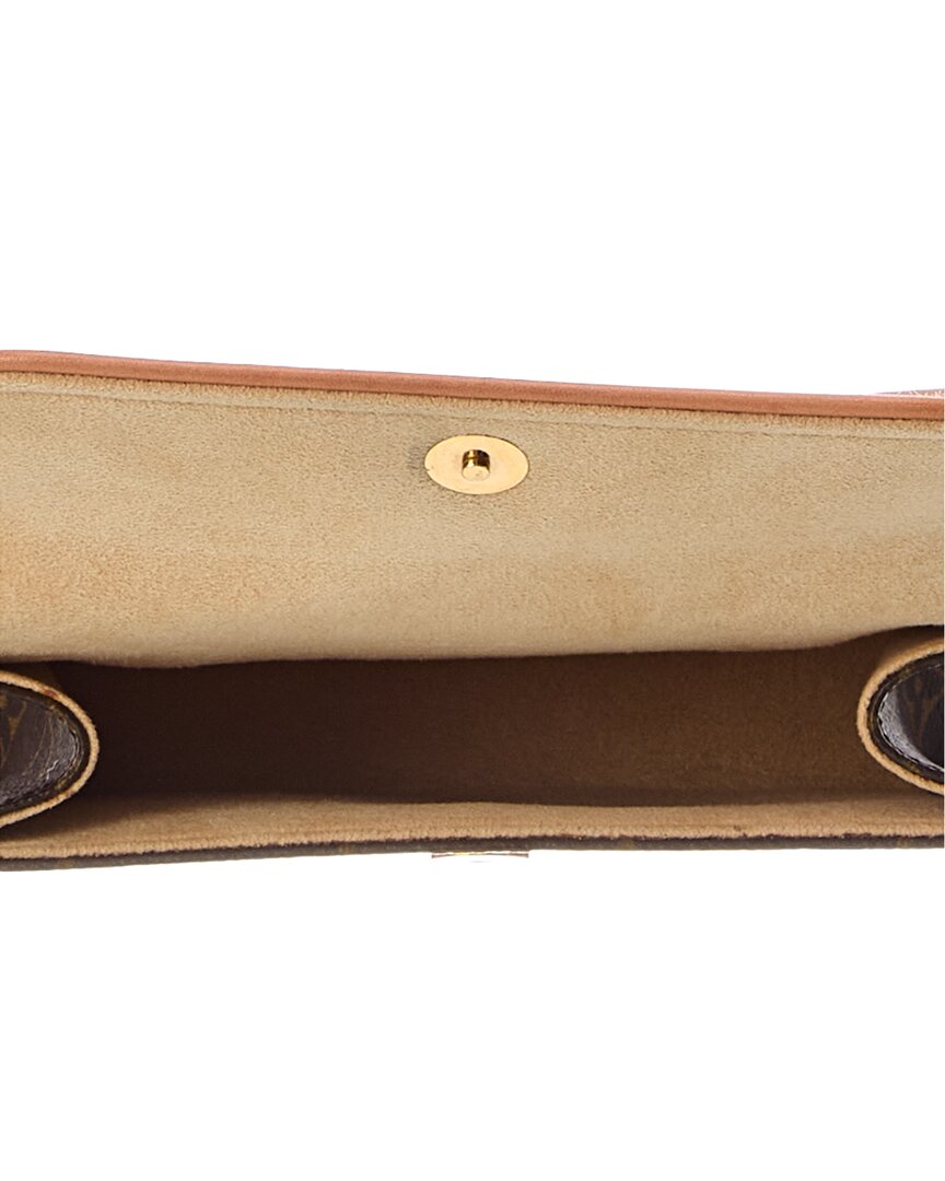 Louis Vuitton Louis Vuitton Brown Monogram Coated Canvas Pochette Florentine (Authentic