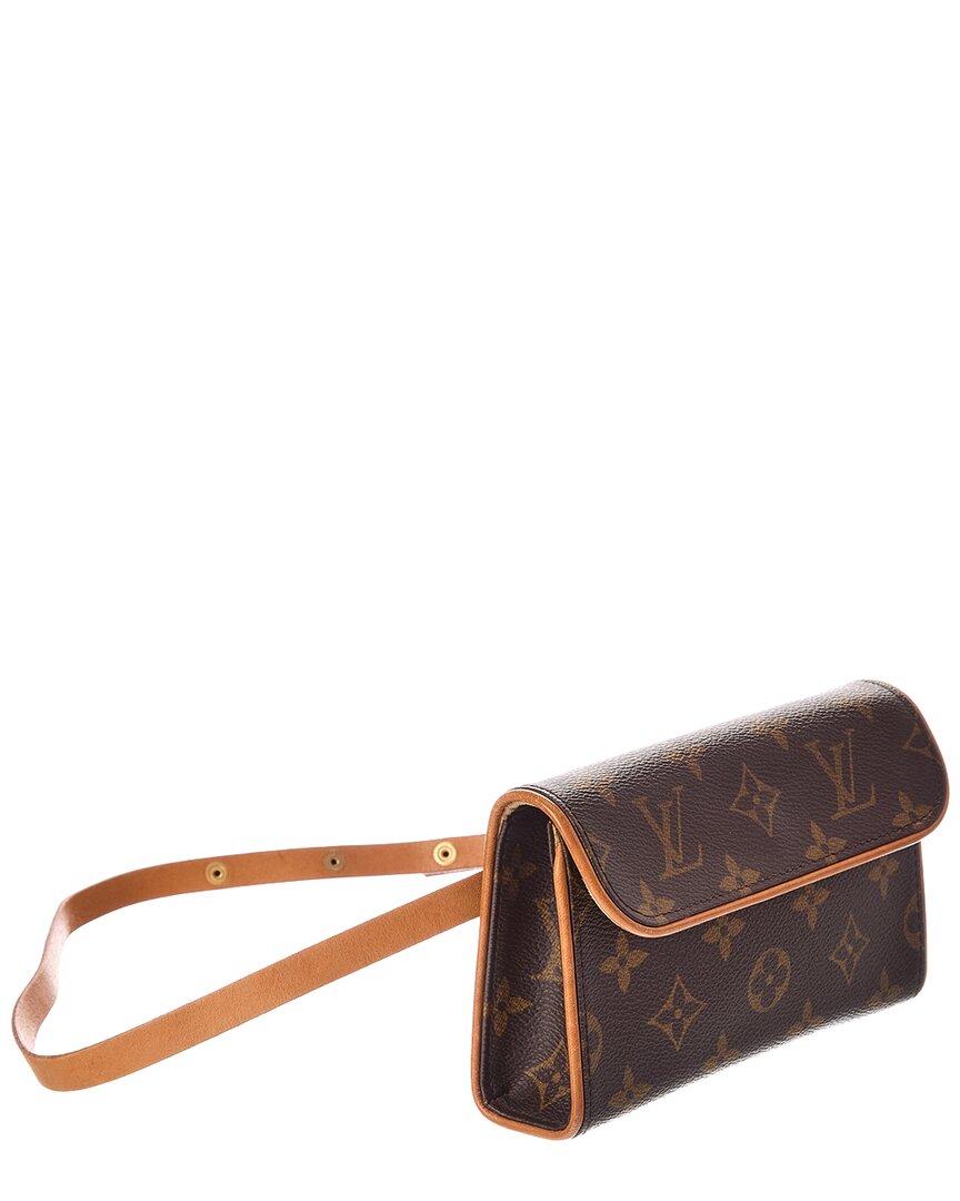 Louis Vuitton Louis Vuitton Brown Monogram Coated Canvas Pochette Florentine Xs Belt