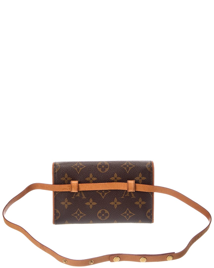 Louis Vuitton Louis Vuitton Brown Monogram Coated Canvas Pochette Florentine Xs Belt