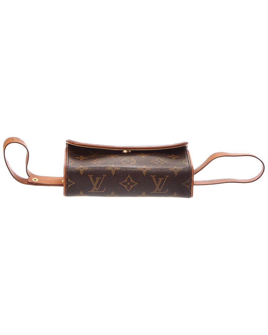 Louis Vuitton Louis Vuitton Brown Monogram Coated Canvas Pochette Florentine Xs Belt