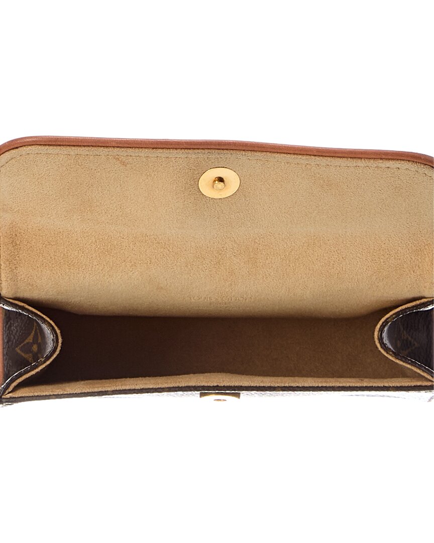 Louis Vuitton Louis Vuitton Brown Monogram Coated Canvas Pochette Florentine Xs Belt