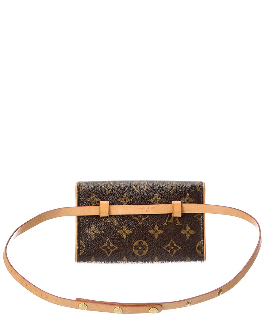 Louis Vuitton Louis Vuitton Brown Monogram Coated Canvas Pochette Florentine Xs Belt