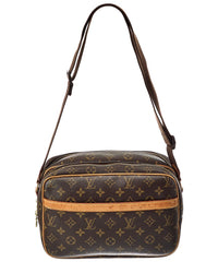 Louis Vuitton Louis Vuitton Brown Monogram Coated Canvas Reporter Pm (Authentic Pre-Loved)
