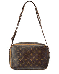 Louis Vuitton Louis Vuitton Brown Monogram Coated Canvas Reporter Pm (Authentic Pre-Loved)