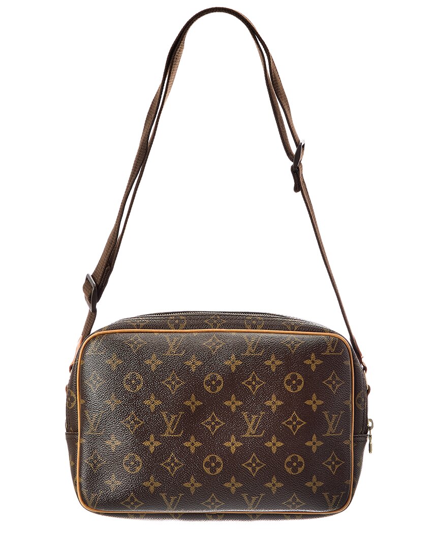 Louis Vuitton Louis Vuitton Brown Monogram Coated Canvas Reporter Pm (Authentic Pre-Loved)