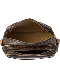Louis Vuitton Louis Vuitton Brown Monogram Coated Canvas Reporter Pm (Authentic Pre-Loved)