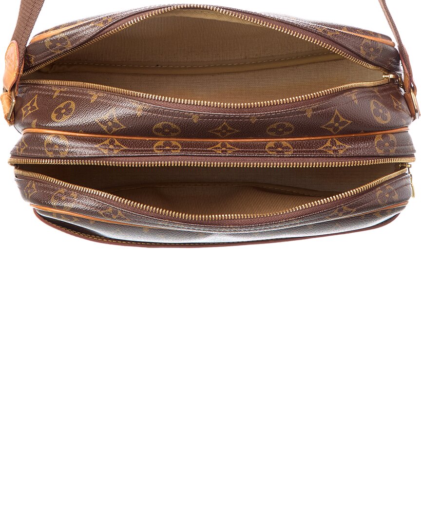 Pre-Owned Louis Vuitton Brown Monogram Coated Canvas Reporter Pm (Authentic Pre-Loved)