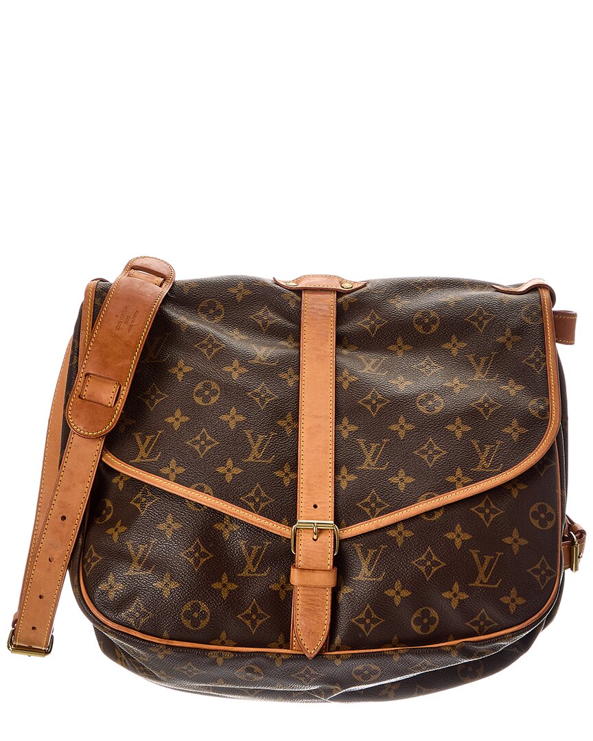 Louis Vuitton Louis Vuitton Brown Monogram Coated Canvas Saumur 35 (Authentic Pre-Loved)