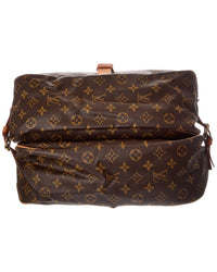 Louis Vuitton Louis Vuitton Brown Monogram Coated Canvas Saumur 35 (Authentic Pre-Loved)