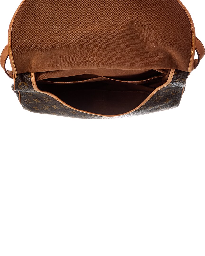 Louis Vuitton Louis Vuitton Brown Monogram Coated Canvas Saumur 35 (Authentic Pre-Loved)