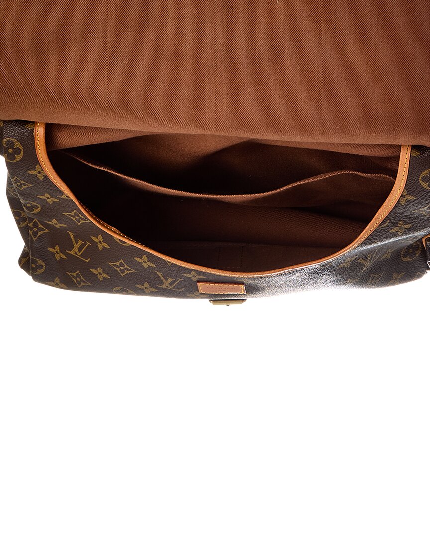 Louis Vuitton Louis Vuitton Brown Monogram Coated Canvas Saumur 35 (Authentic Pre-Loved)