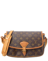 Pre-Owned Louis Vuitton Brown Monogram Coated Canvas Sologne (Authentic Pre-Loved)