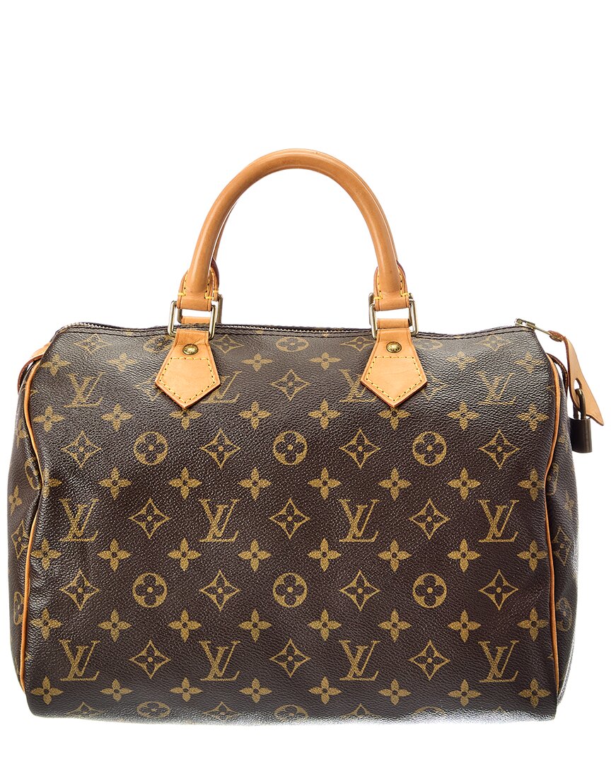 Louis Vuitton Louis Vuitton Brown Monogram Coated Canvas Speedy 30 (Authentic Pre-Loved)