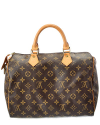Louis Vuitton Louis Vuitton Brown Monogram Coated Canvas Speedy 30 (Authentic Pre-Loved)