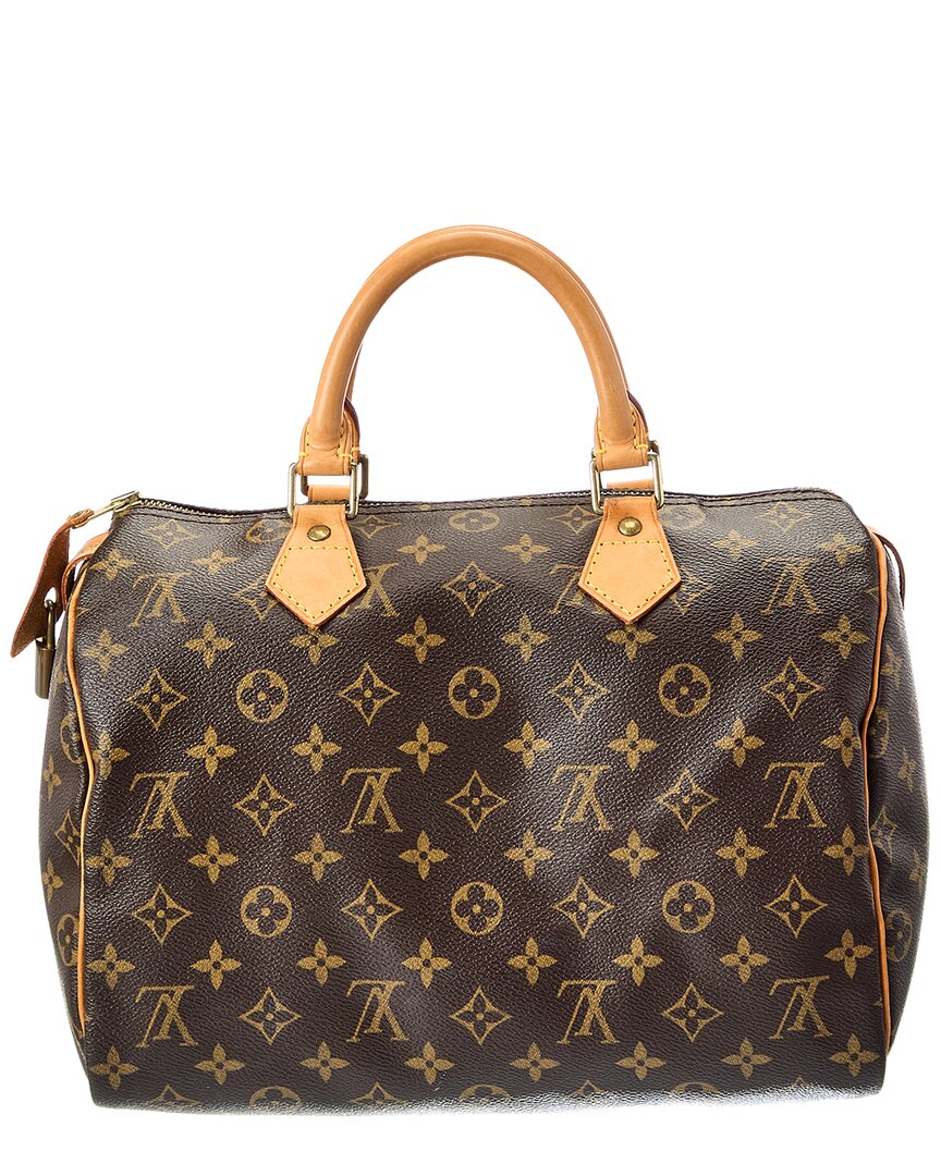 Louis Vuitton Louis Vuitton Brown Monogram Coated Canvas Speedy 30 (Authentic Pre-Loved)