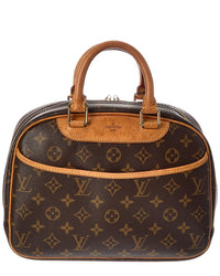 Louis Vuitton Louis Vuitton Brown Monogram Coated Canvas Trouville (Authentic Pre-Loved)