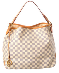 Louis Vuitton Louis Vuitton White Damier Azur Coated Canvas Delightful Mm (Authentic