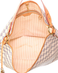 Louis Vuitton Louis Vuitton White Damier Azur Coated Canvas Delightful Mm (Authentic