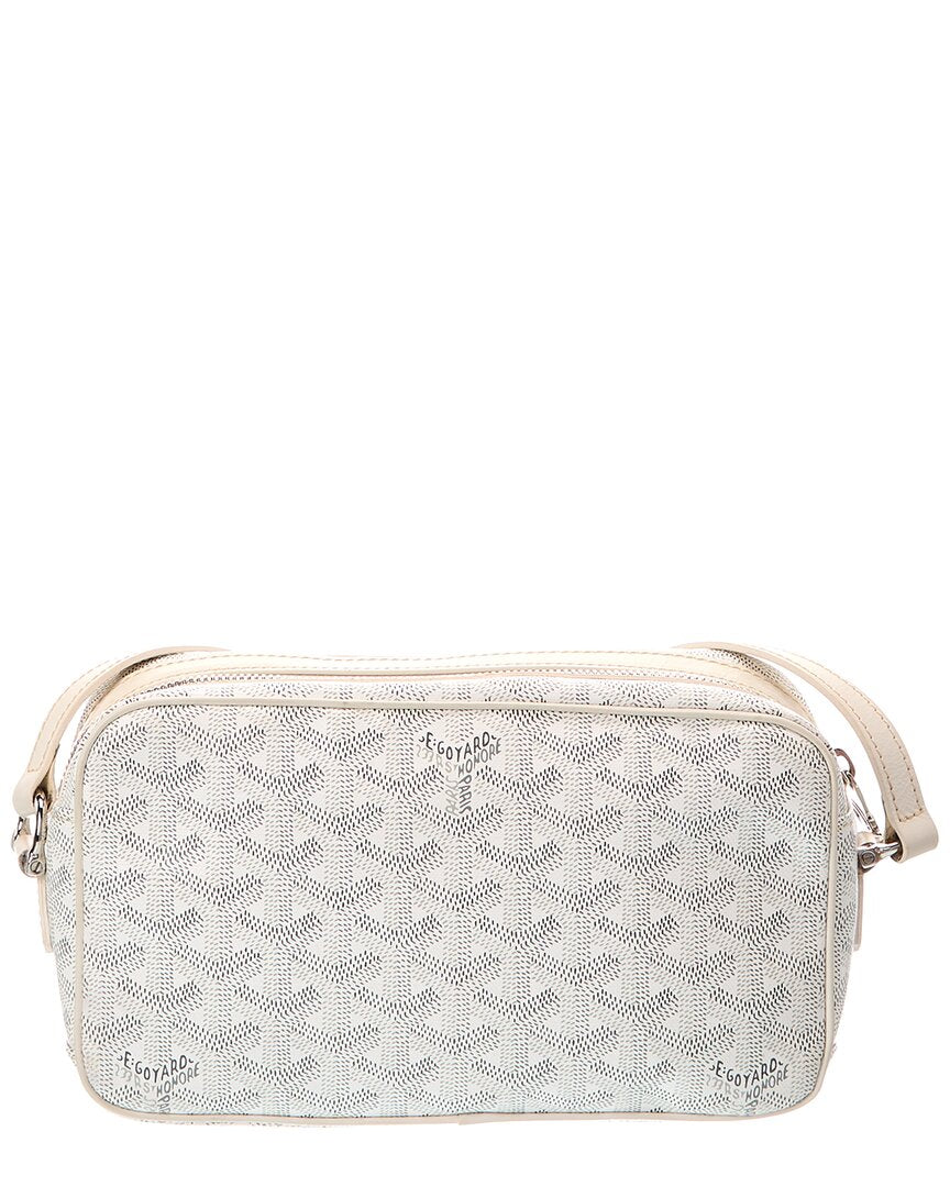 Goyard Goyard White Goyardine Canvas Goyardine (Authentic Pre-Loved)