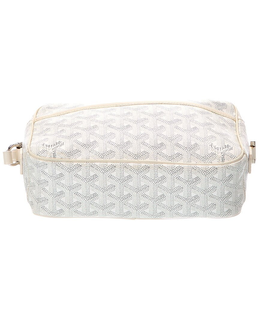 Goyard Goyard White Goyardine Canvas Goyardine (Authentic Pre-Loved)