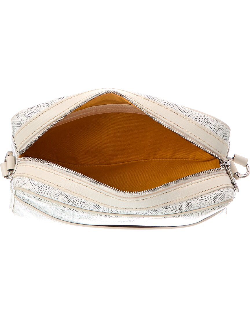 Goyard Goyard White Goyardine Canvas Goyardine (Authentic Pre-Loved)