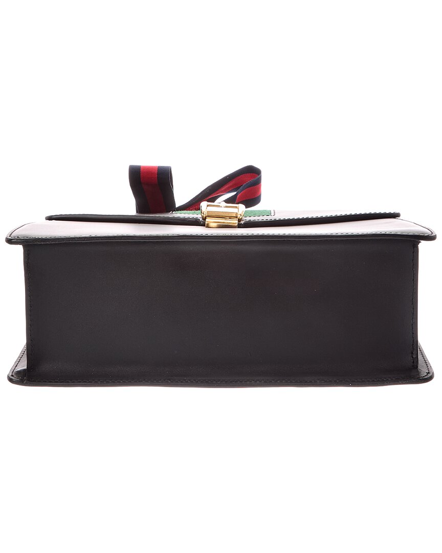 Gucci Gucci Black Calf Leather Sylvie Top Handle (Authentic Pre-Loved)