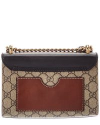 Gucci Gucci Neutral Coated Canvas & Leather Small Padlock (Authentic Pre-Loved)